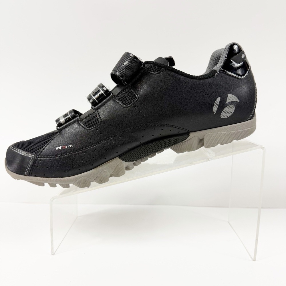 Bontrager Evoke Mountain Bike Shoes Mens Size 45/12 Black SPD Cleats MTB Cycling - Picture 8 of 8